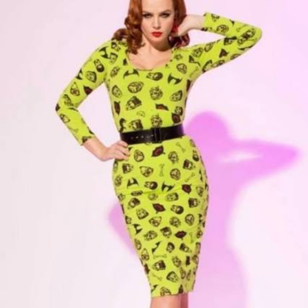 Pinup couture Monster Wiggle Dress